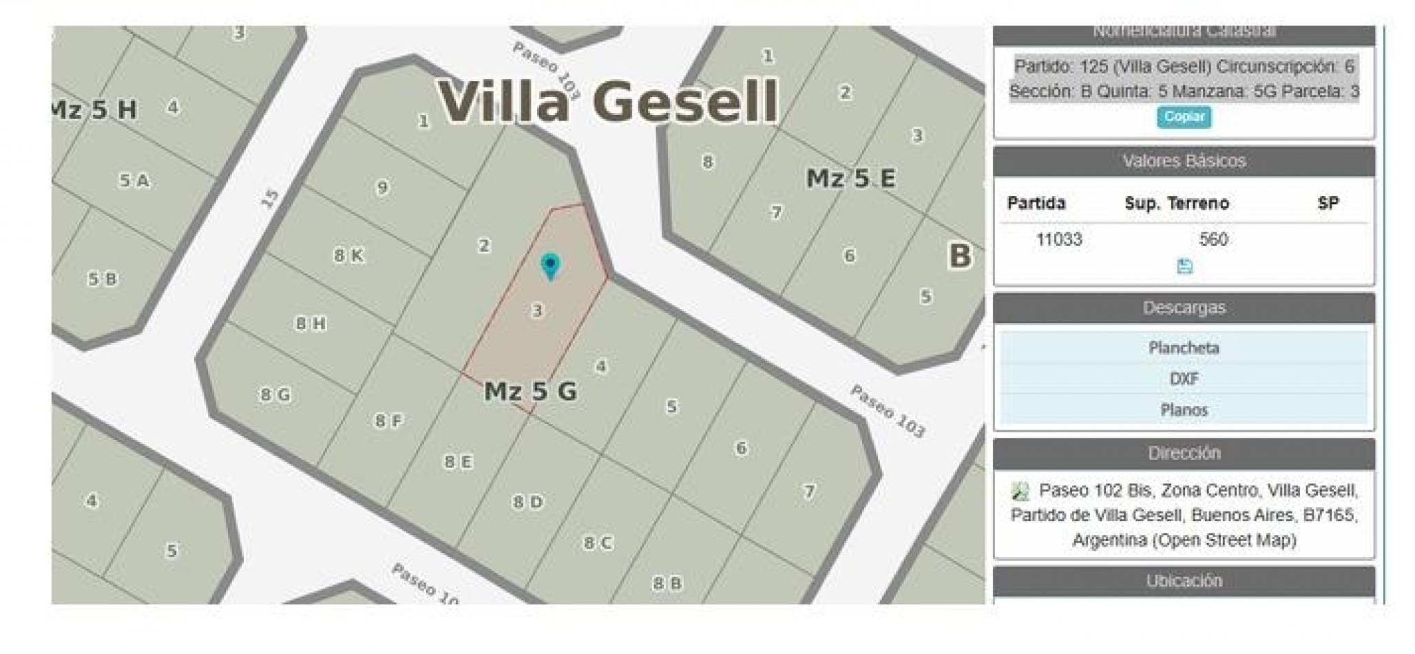 LOTE EN ZONA CONSOLIDADA