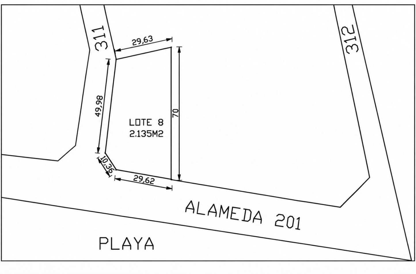 A LA VENTA TERRENO DE 2135 METROS EN VILLA GESELL